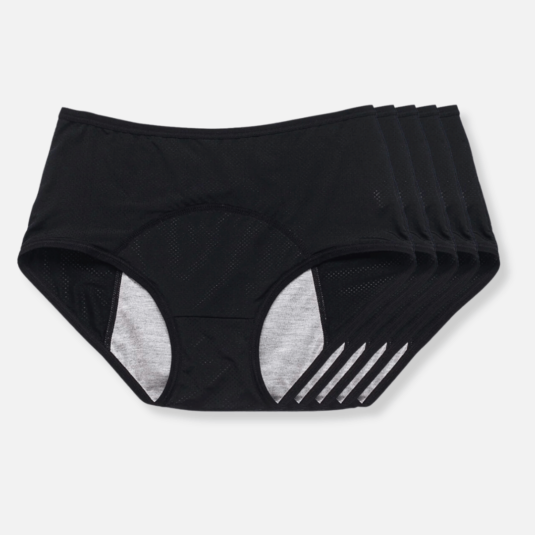 Elegant Dames Ondergoed met Lekvrije Technologie – Aurora ComfortSlip
