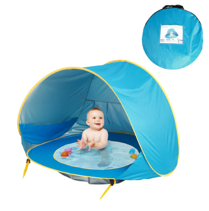 ZonNest Pop-up Baby Strandtent met Verkoelend Waterbadje