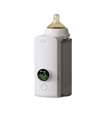 WarmMee Draagbare Flesverwarmer – Oplaadbaar en Instelbaar voor Onderweg