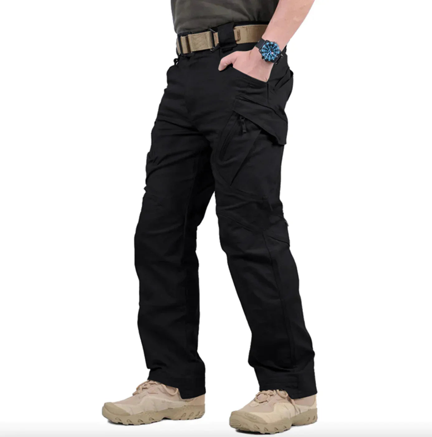 TrailGuard Heren Tactical Broek – Waterdicht, Comfortabel en Met Meerdere Zakken