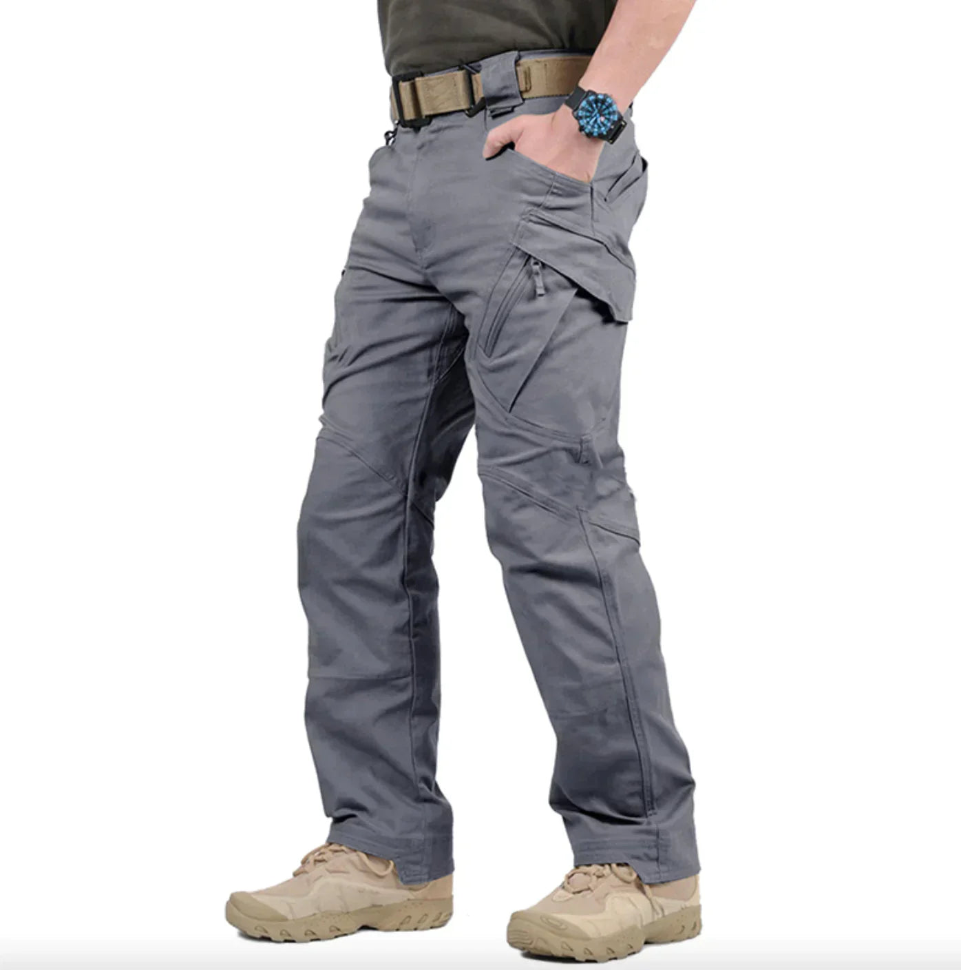 TrailGuard Heren Tactical Broek – Waterdicht, Comfortabel en Met Meerdere Zakken