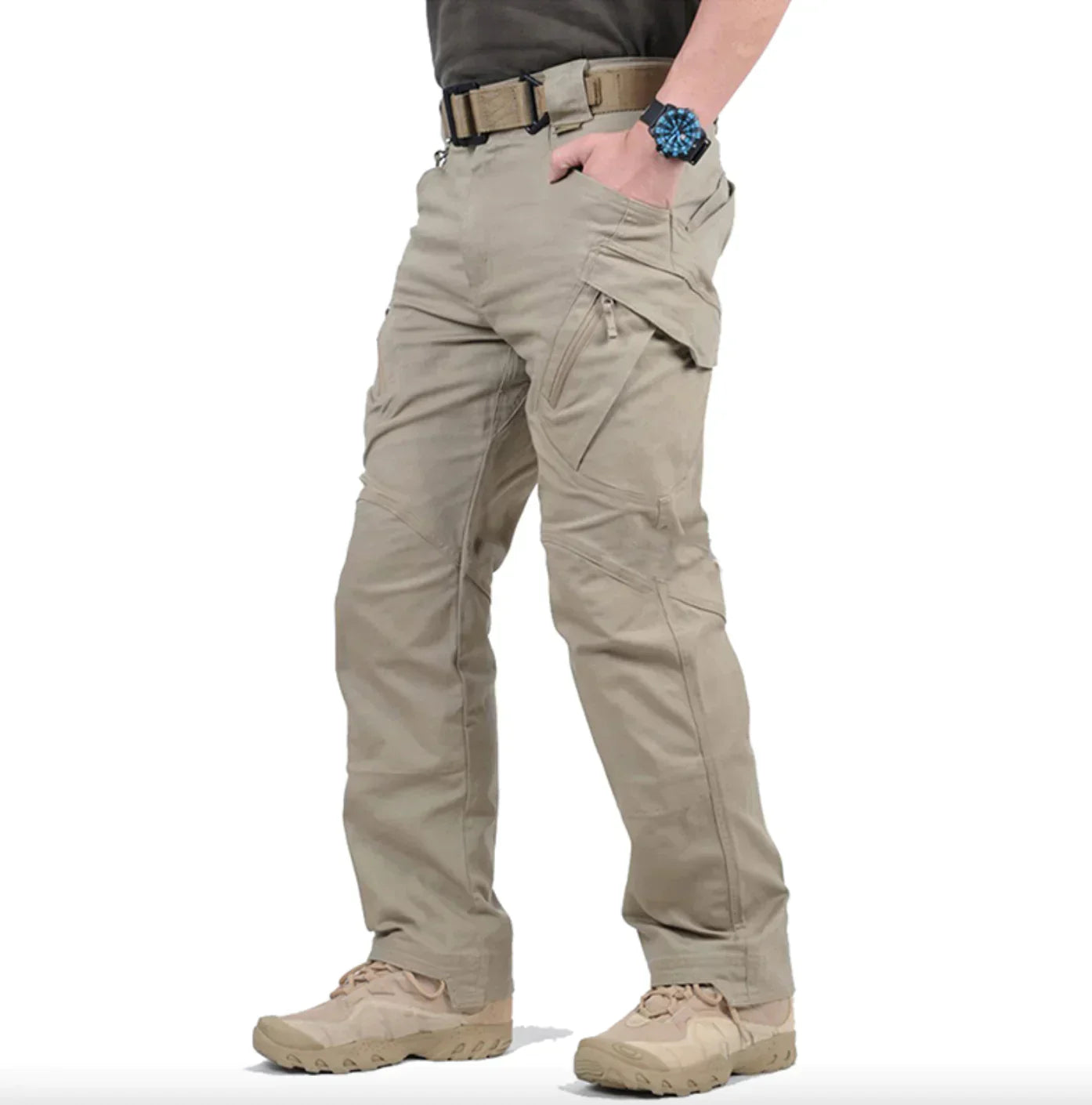 TrailGuard Heren Tactical Broek – Waterdicht, Comfortabel en Met Meerdere Zakken