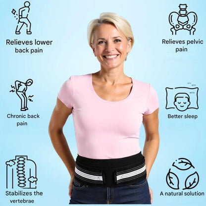 SpineRelief CoreBelt – Ondersteunende Rugbandage voor Ondersteuning en Pijnverlichting