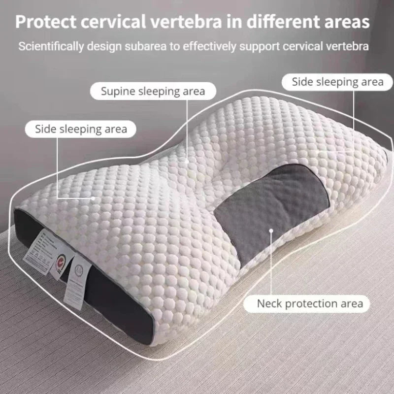 SoyaComfort Ergonomisch Kussen – Orthopedisch Nek- en Schouderkussen met Massagefunctie