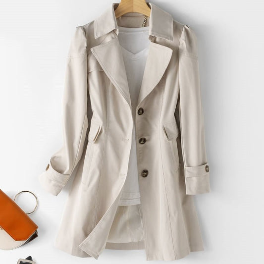 Elegante Damesjas Aurine – Stijlvolle Trenchcoat voor Elk Seizoen
