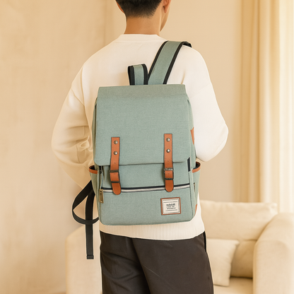 Robuuste Outdoor Rugzak met Laptopvak - Waterafstotend en Stijlvol