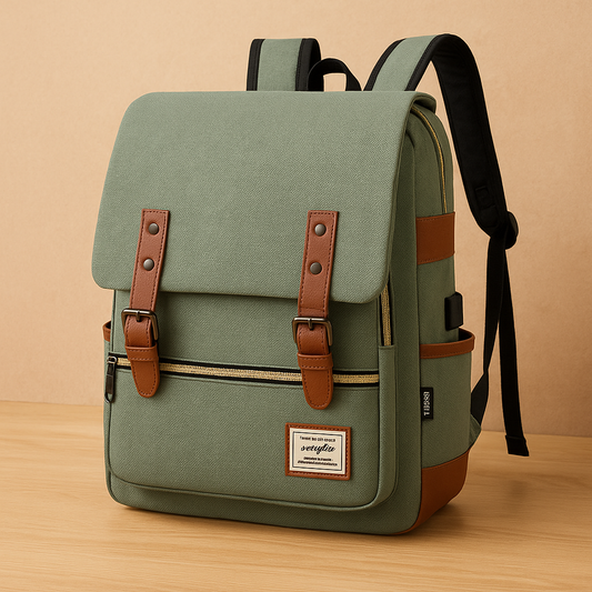 Robuuste Outdoor Rugzak met Laptopvak - Waterafstotend en Stijlvol