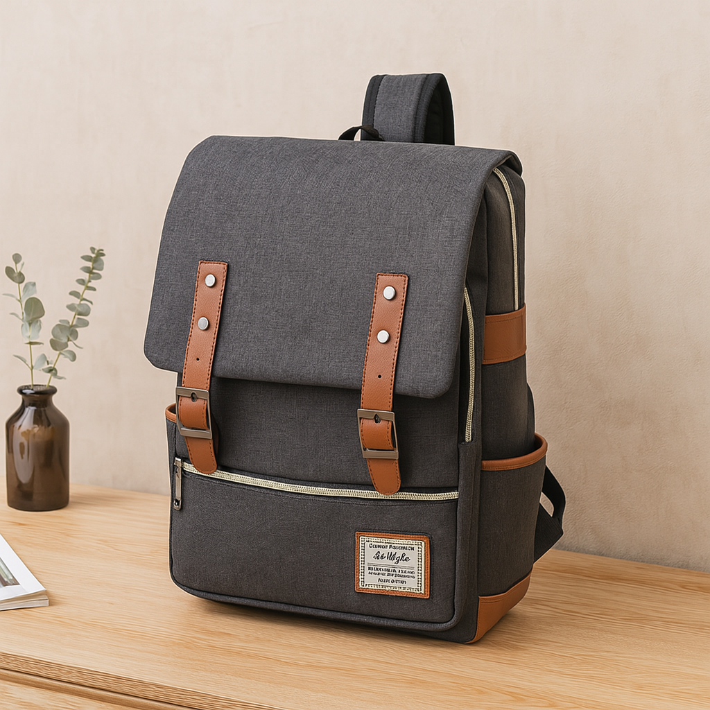 Robuuste Outdoor Rugzak met Laptopvak - Waterafstotend en Stijlvol