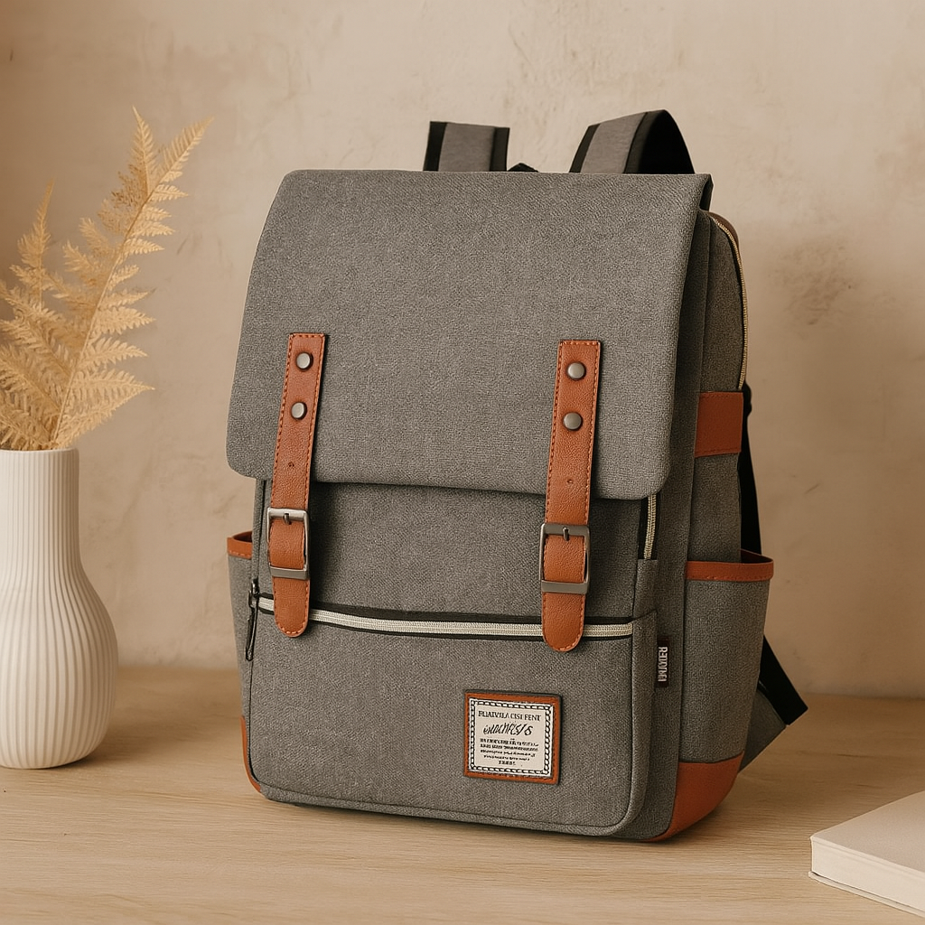 Robuuste Outdoor Rugzak met Laptopvak - Waterafstotend en Stijlvol