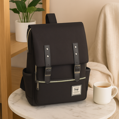 Robuuste Outdoor Rugzak met Laptopvak - Waterafstotend en Stijlvol