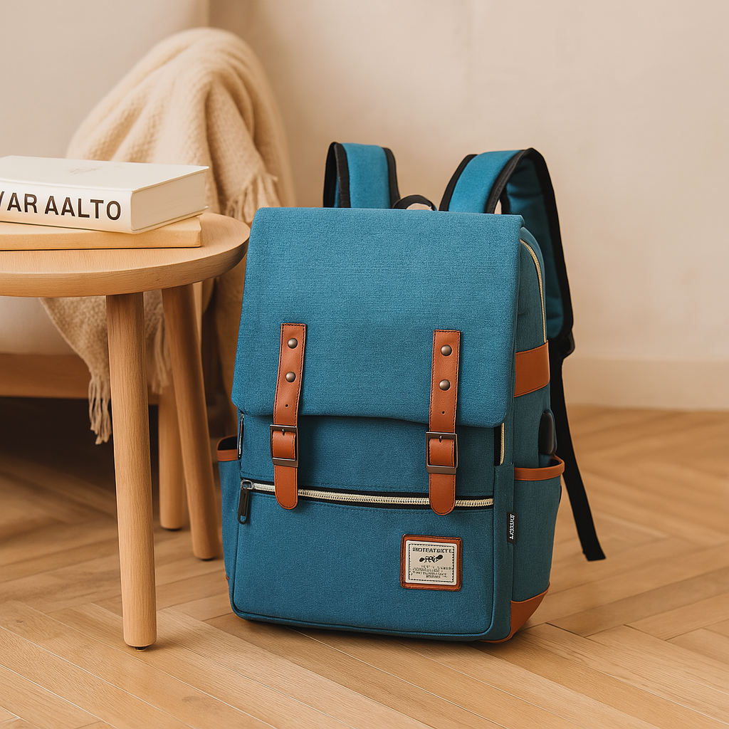 Robuuste Outdoor Rugzak met Laptopvak - Waterafstotend en Stijlvol