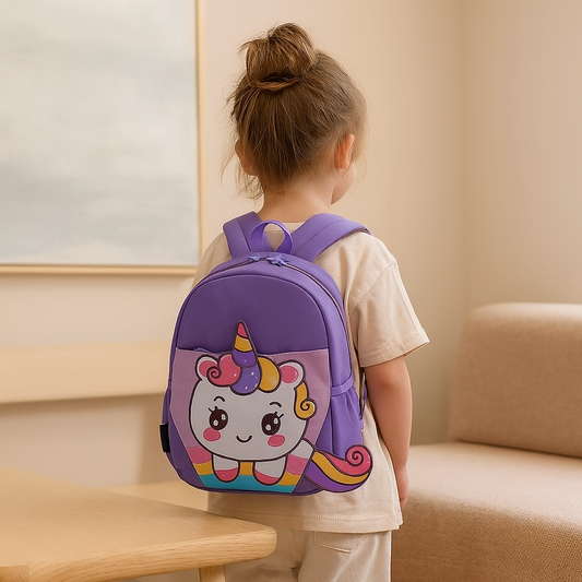 Kinder Rugzak met Cartoon-Dino Ontwerp - Lichtgewicht en Ademend