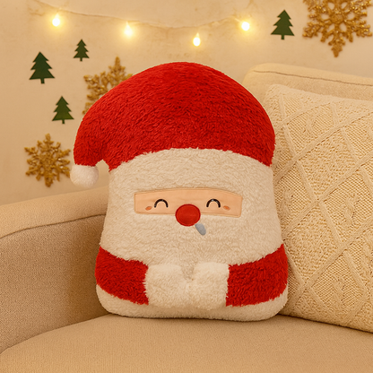 Everjoy Pluche Kerstkussen – Feestelijk Knuffel- en Decoratiestuk voor Sfeervolle Kamers