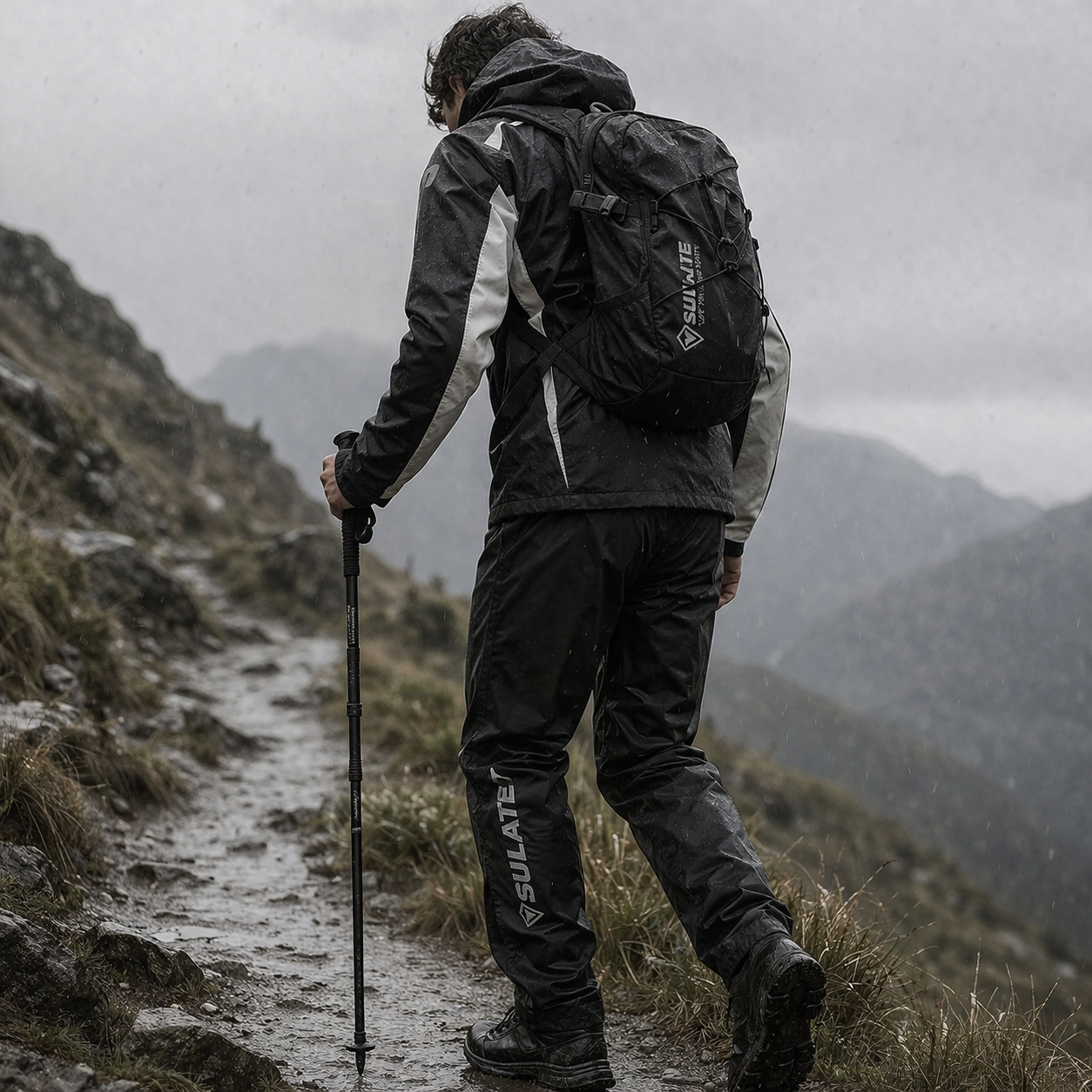 RegenPak StormShield – Waterdicht Windbestendig Fiets Regenpak