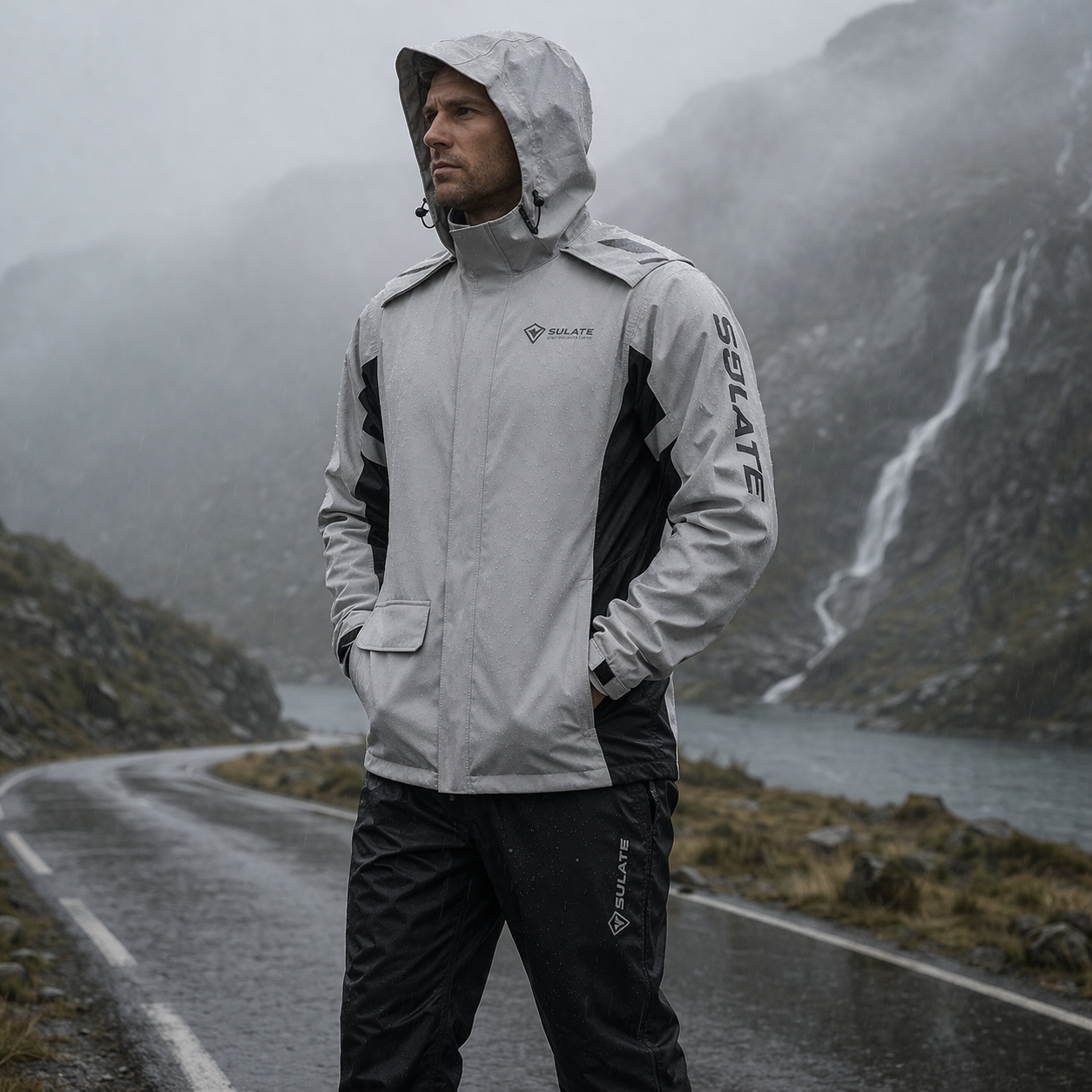RegenPak StormShield – Waterdicht Windbestendig Fiets Regenpak