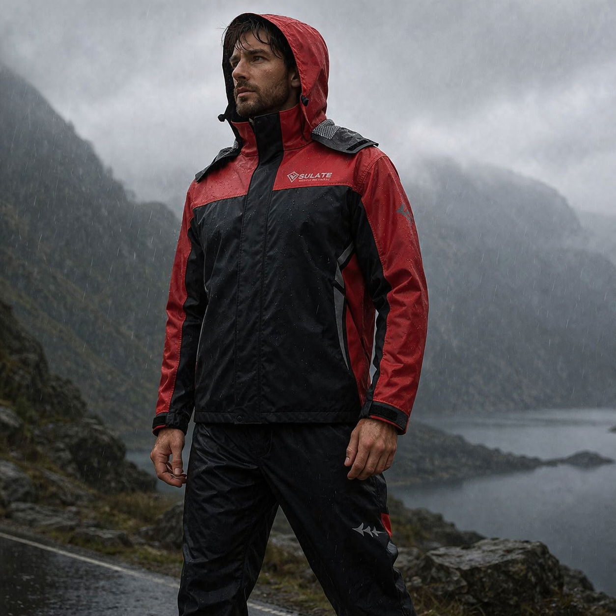 RegenPak StormShield – Waterdicht Windbestendig Fiets Regenpak