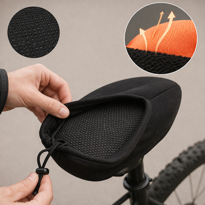 ZadelHoes ComfortGel – Dempende Fietszadel Hoes Ademend