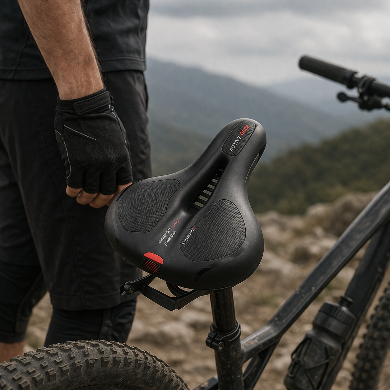 ComfortZadel AirFlow – Ademend Fietszadel met Vering