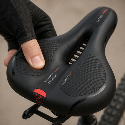 ComfortZadel AirFlow – Ademend Fietszadel met Vering
