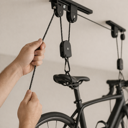PlafondFietsLift Pro – Ruimtebesparend Katrol Ophangsysteem