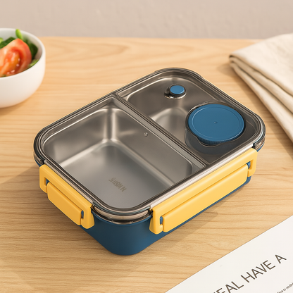 LunchMate herbruikbare lunchdoos – Compact en praktisch voor school, werk & onderweg