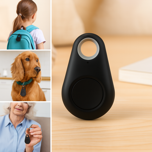 SafeFind Mini GPS Tracker – Realtime Volgen & SOS-functie voor Kinderen, Huisdieren & Waardevolle Spullen
