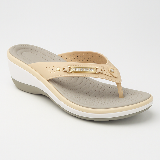 ZomerZacht Orthopedische Dames Slipper met Comfortvoetbed – Luchtig, ondersteunend en stijlvol – Perfect voor warme dagen