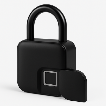 VingerScan Slim Hangslot – Sleutelloze Beveiliging met Vingerafdruk & USB-oplaadfunctie
