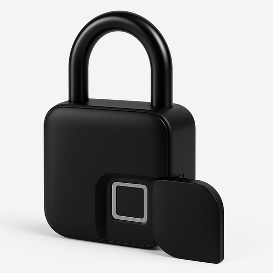 VingerScan Slim Hangslot – Sleutelloze Beveiliging met Vingerafdruk & USB-oplaadfunctie