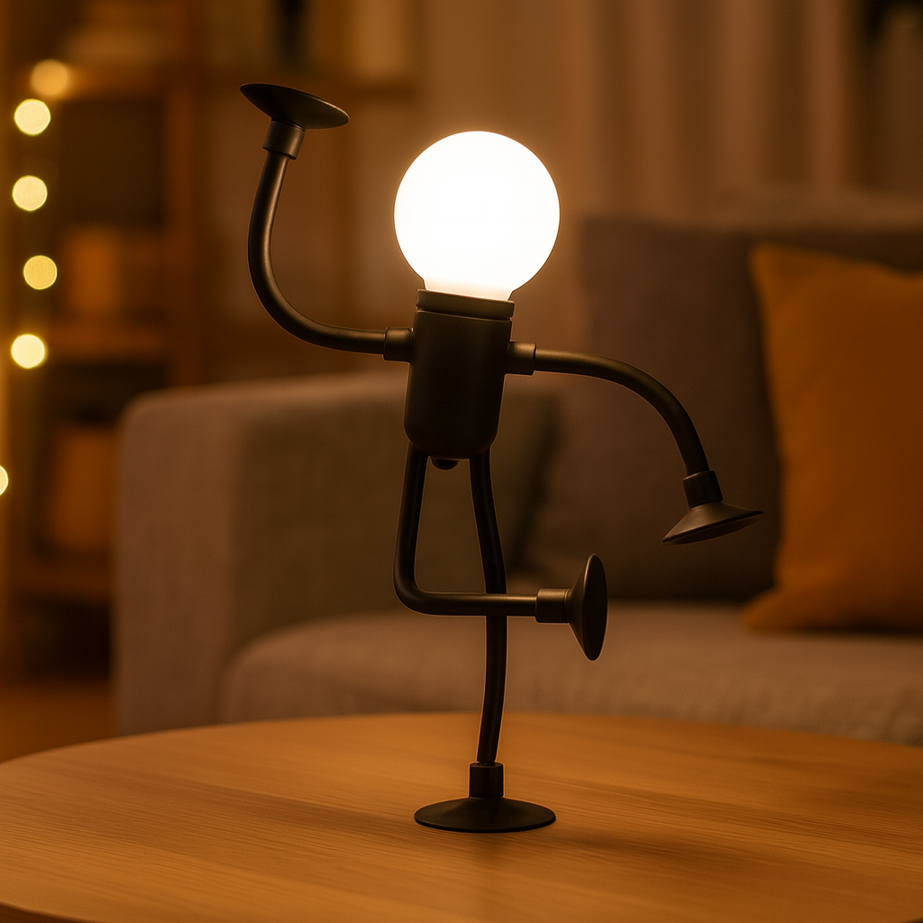 Flexibele LED-tafellamp met verstelbare armen – 4 kleuren, energiezuinig