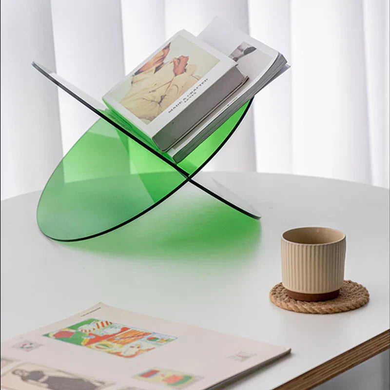 ChromaStand | Levendige acryl boekenstandaard & opbergrek - Creatieve display