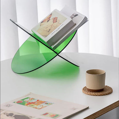 ChromaStand | Levendige acryl boekenstandaard & opbergrek - Creatieve display