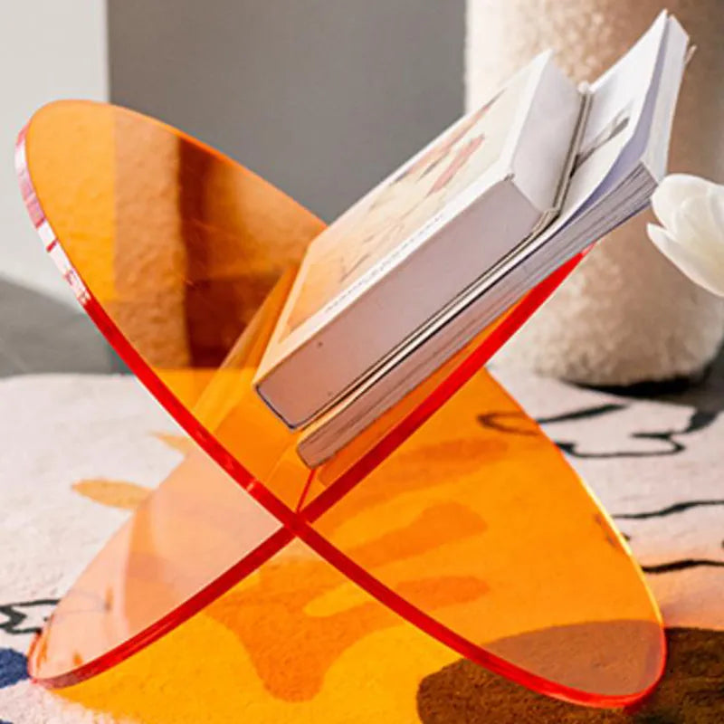 ChromaStand | Levendige acryl boekenstandaard & opbergrek - Creatieve display
