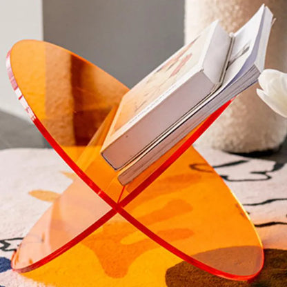 ChromaStand | Levendige acryl boekenstandaard & opbergrek - Creatieve display