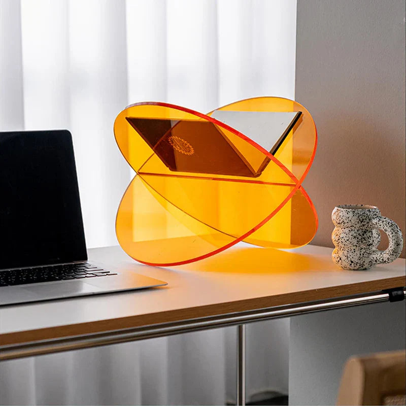 ChromaStand | Levendige acryl boekenstandaard & opbergrek - Creatieve display