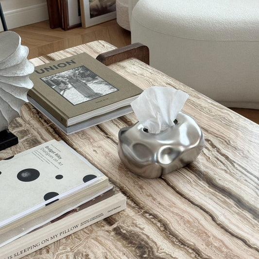 Design Tissuebox Keramiek Wolkvorm Modern en Decoratief
