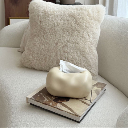 Design Tissuebox Keramiek Wolkvorm Modern en Decoratief