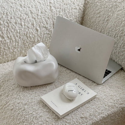 Design Tissuebox Keramiek Wolkvorm Modern en Decoratief
