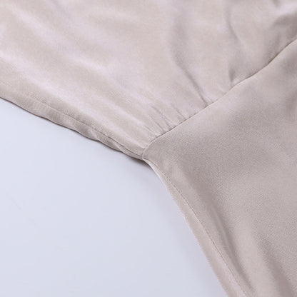 Lurela maxi jurk met elegante split – Comfortabele en stijlvolle pasvorm voor elke gelegenheid