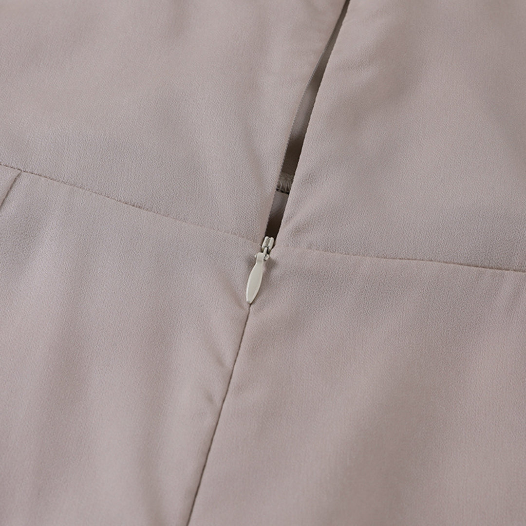 Lurela maxi jurk met elegante split – Comfortabele en stijlvolle pasvorm voor elke gelegenheid