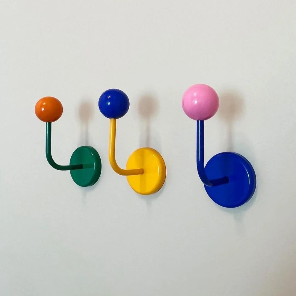 MagneSphere Houten Magnetische Wandhaken – Kleurrijke Opbergoplossing ...