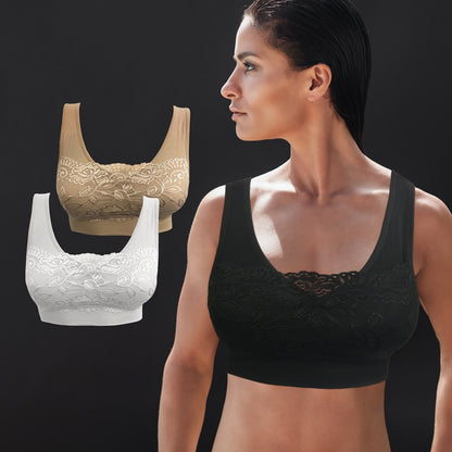 Naadloos ComfortLace BH – Zachte Damesbeha zonder Beugel met Kantafwerking