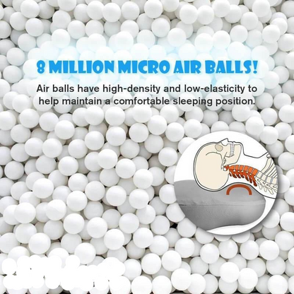 Slim Slaapkussen – Ergonomisch Microbolletjes Kussen voor Zij- en Rugslapers