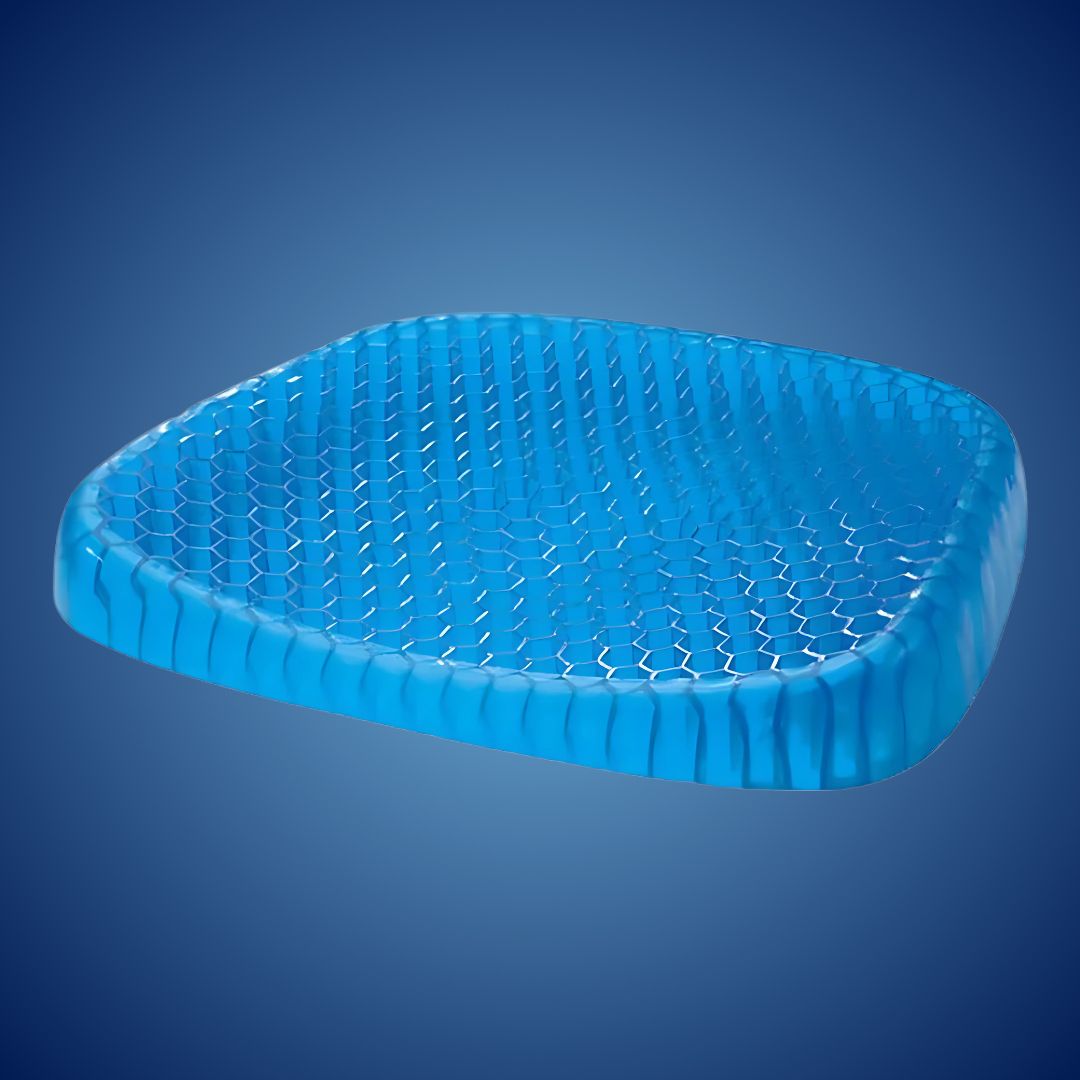 Premium Gel-Zitkussen met Drukverlichting voor Bureau, Auto en Rolstoel