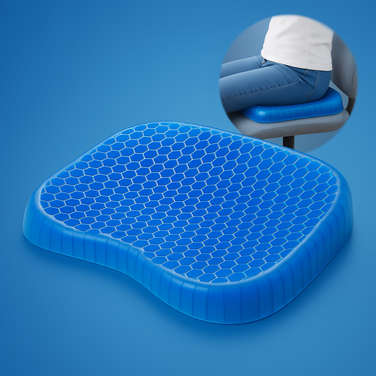 GelRelax Zitkussen – Orthopedisch Gelsitkussen voor Drukverlichting en Comfort