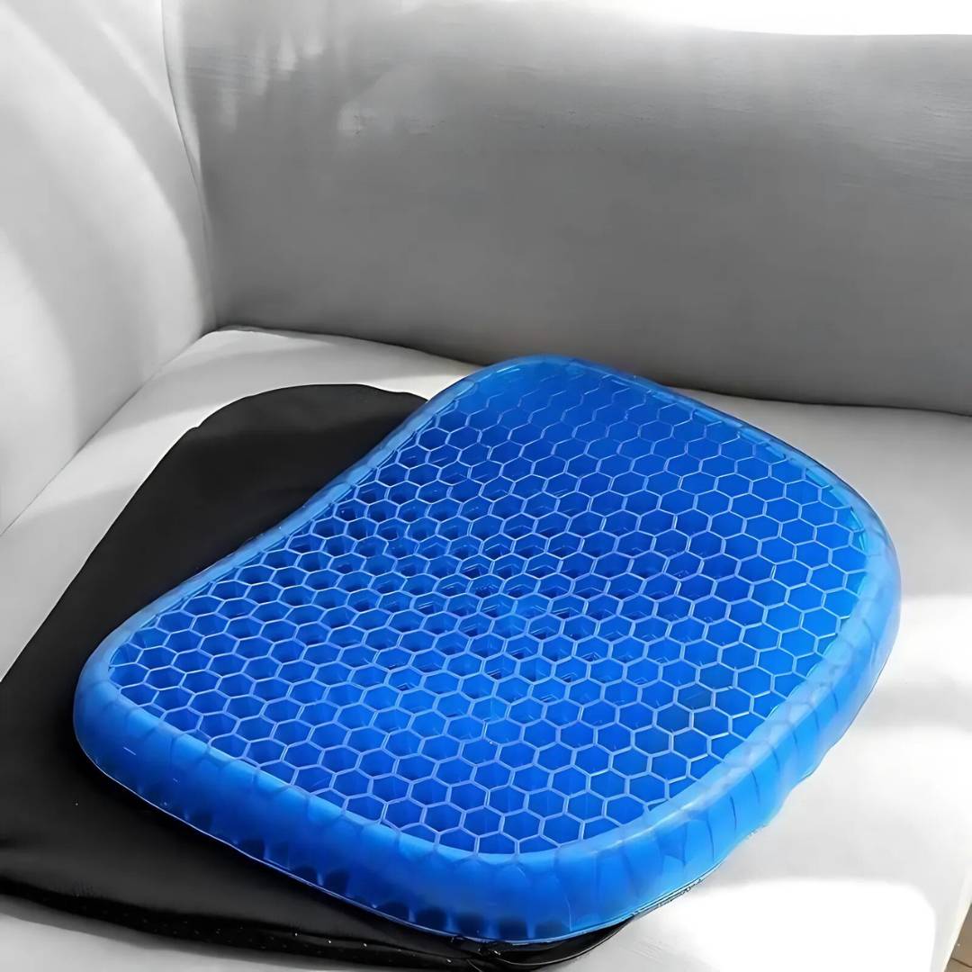 GelRelax Zitkussen – Orthopedisch Gelsitkussen voor Drukverlichting en Comfort