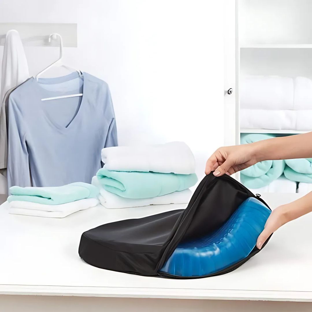 GelRelax Zitkussen – Orthopedisch Gelsitkussen voor Drukverlichting en Comfort