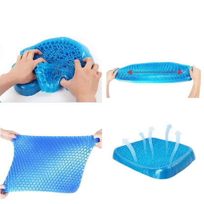 GelRelax Zitkussen – Orthopedisch Gelsitkussen voor Drukverlichting en Comfort