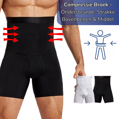 Compressie Broek - Ondersteuning Bovenbenen & Middel - Heren