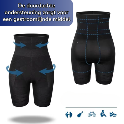 Compressie Broek - Ondersteuning Bovenbenen & Middel - Heren